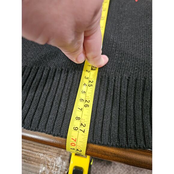 Current Mood Hellbound Heart Intarsia Cardigan Dolls Kill Size L Goth - Picture 6 of 7